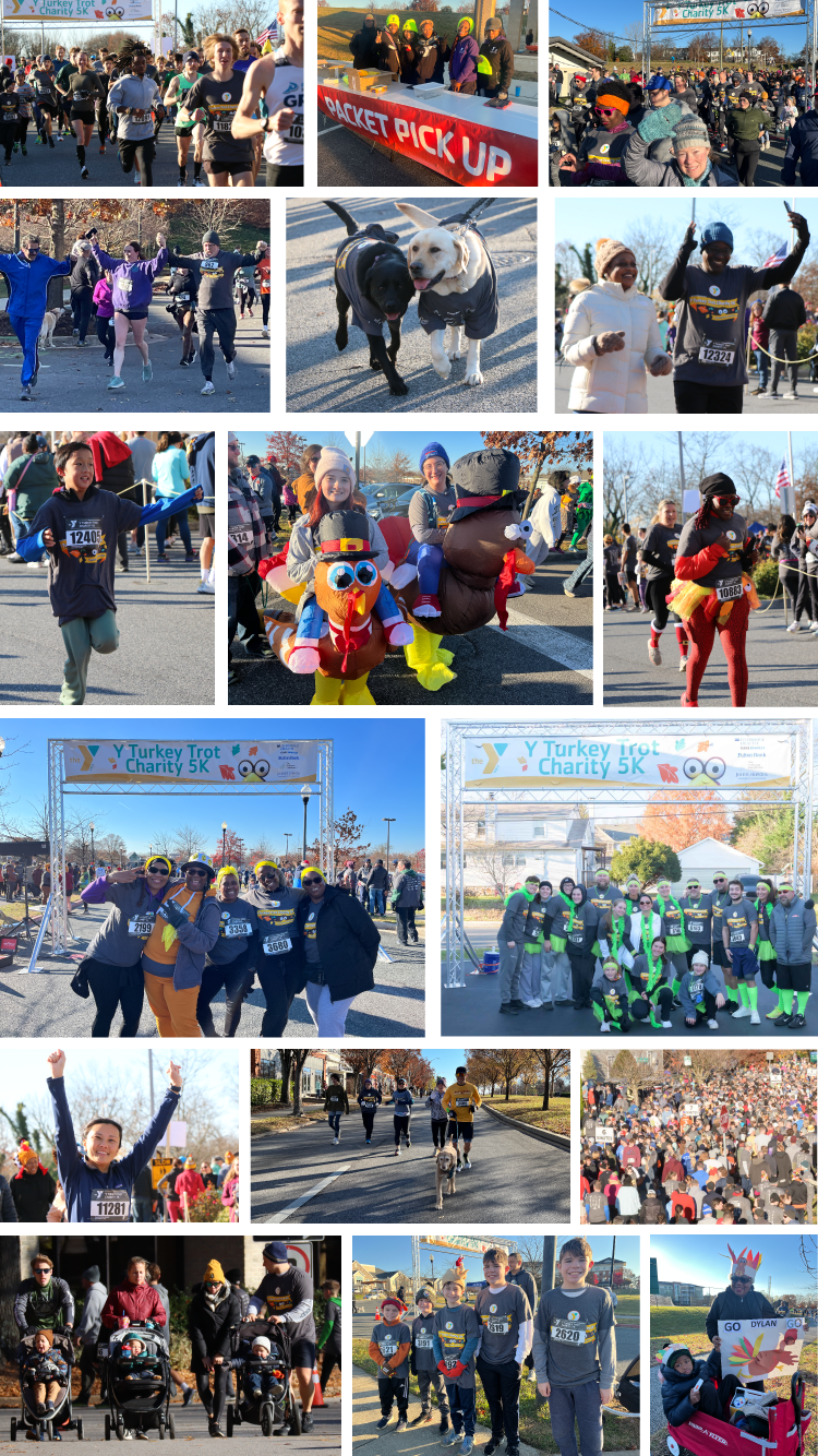 Turkey Trot 2023 Collage Maryland