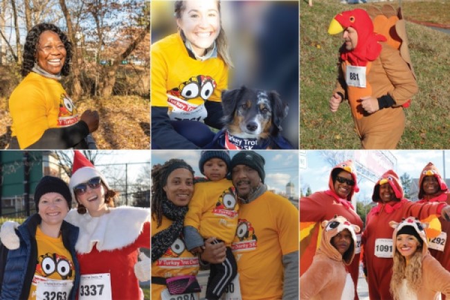 Y Turkey Trot Charity 5K Photo Collage